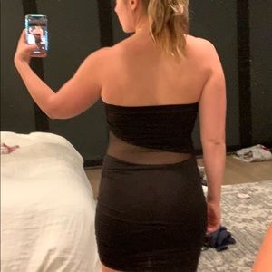 Black strapless dress Arden B